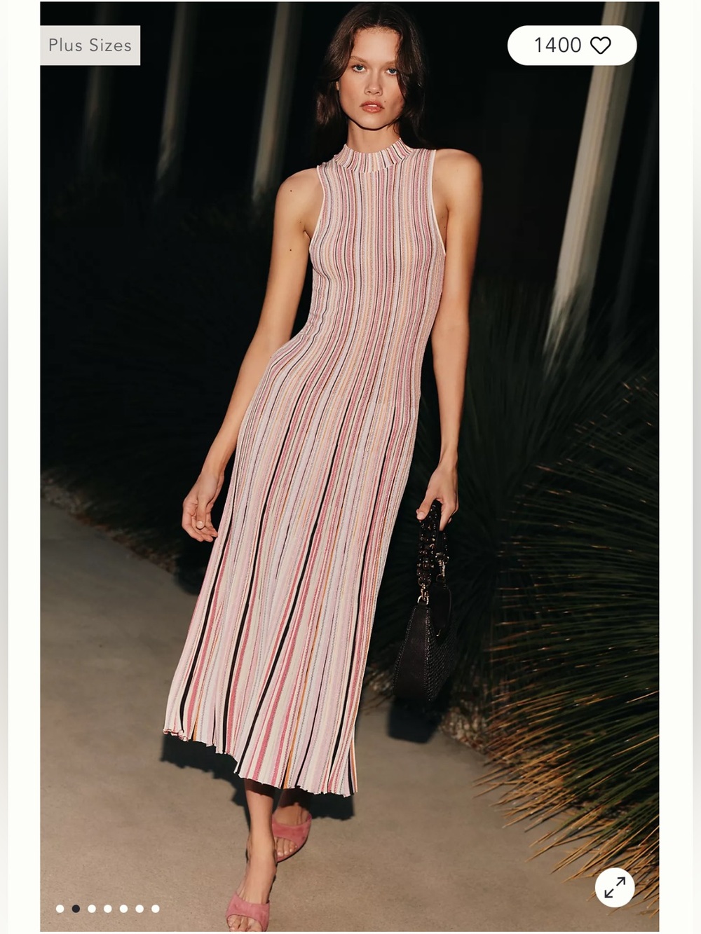 NWT Anthropology Siempre High-Neck Maxi Dress